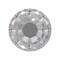 Heritage Designs Traditional Glass Knob 114 Inch Diameter Glass  Chrome Finish, 10PK R079496CHX10B - alternate 4